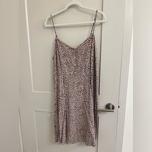 GAP leopard print fit and flare dress size 16 NWOT